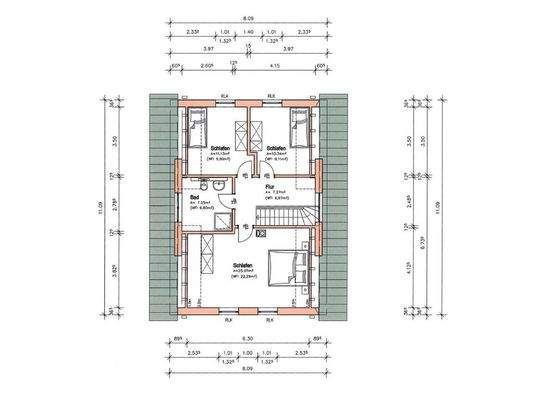 Grundriss Dachgeschoss