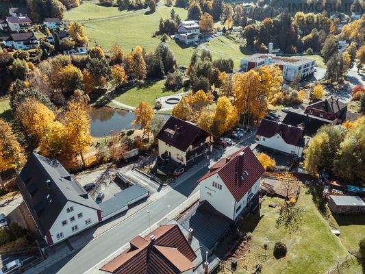 Drohnenfoto mit Kurpark