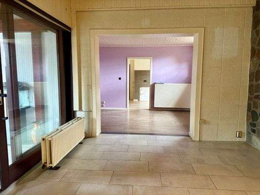 Blick vom Wohnzimmer EG