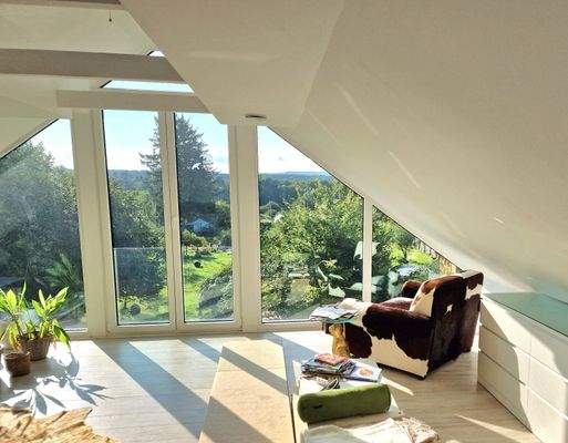 Aussicht aus dem Schlafzimmer