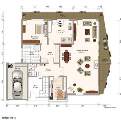 Grundriss EG