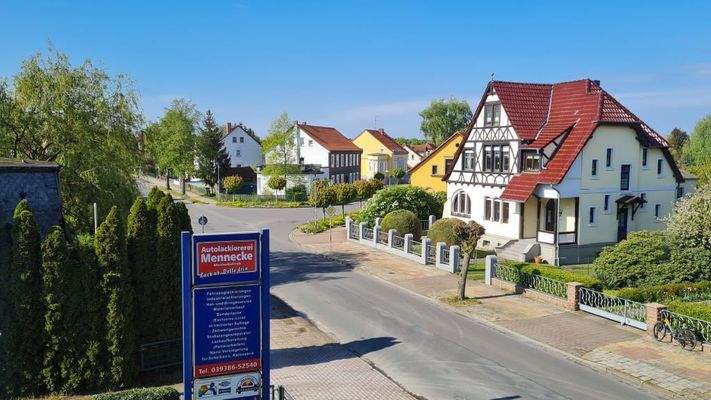 Blick aus dem Obergeschoss