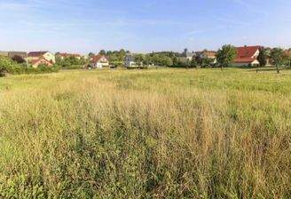 Grundstück Blick ins Dorf