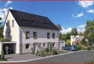 Ansicht Doppelhaus Eingang