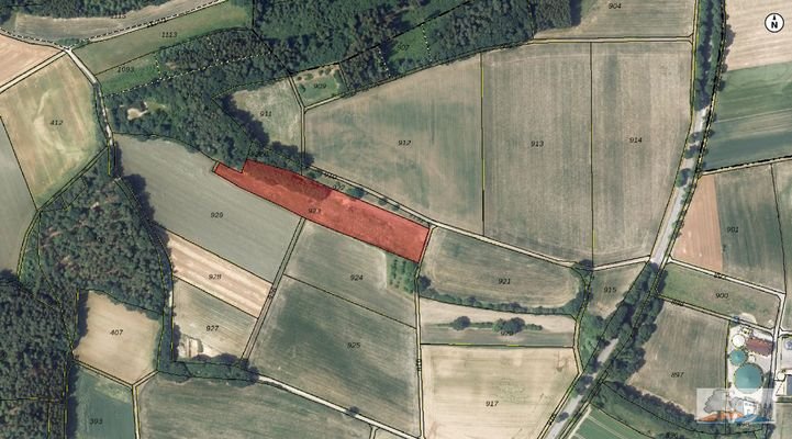 Landwirtschaftsfläche &quot;Axtfeld&quot; Gemarkung Walda