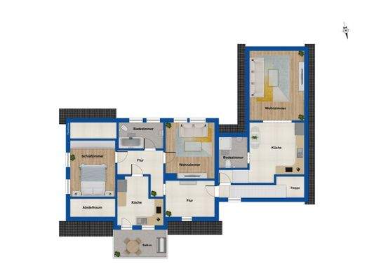 Grundriss Obergeschoss