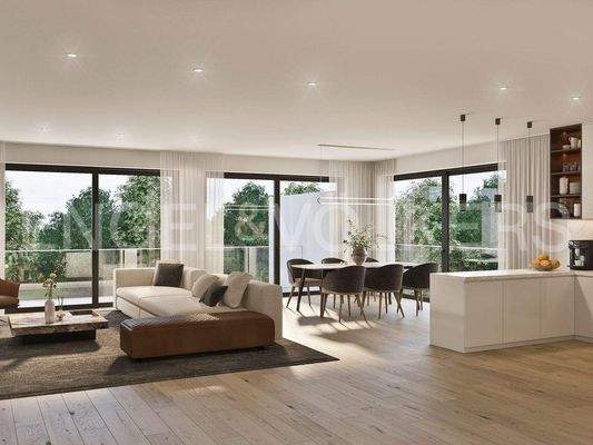 Visualisierung Wohnzimmer OG