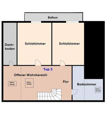 Grundriss ohne Maßstab - DG