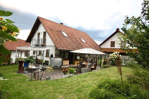 Blick in den Garten (hinteres Haus)