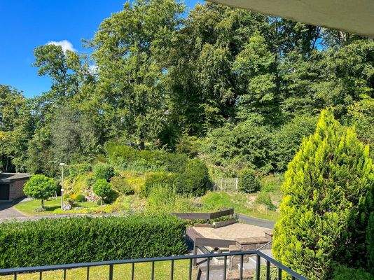 Blick vom Balkon Wohnzimmer