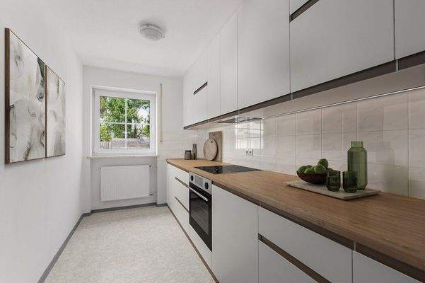 Beispielmöblierung Küche