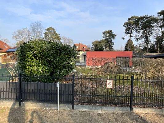 Geplanter Zufahrtsbereich