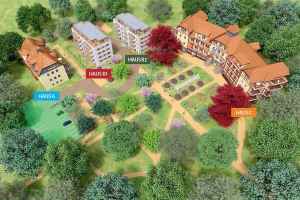 Visualisierung Albert-Park Vogelperspektive