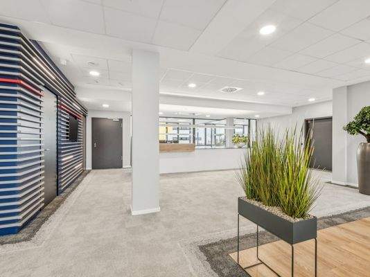 einladender Empfangsbereich