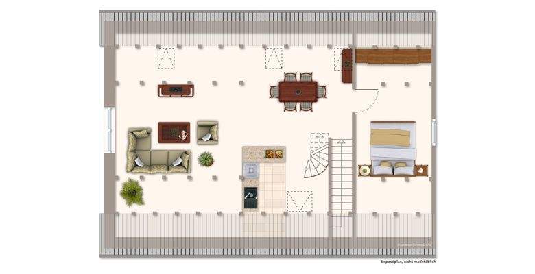 Vorderhaus Dachgeschoss