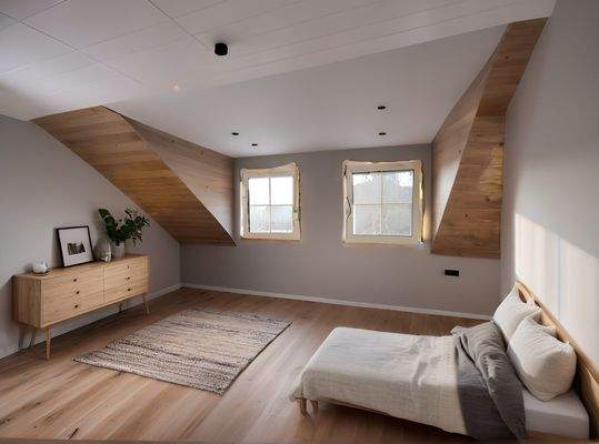 Elternschlafzimmer mit KI renoviert