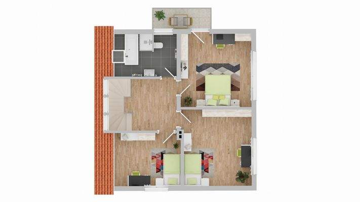 Grundriss Dachgeschoß - ähnlich