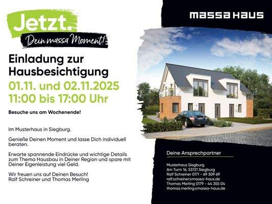 01.11. und 02.11.2025 Kommt Vorbei!