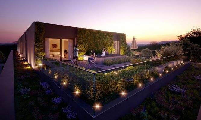 Dachgarten der Penthouses