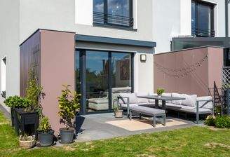 Hausansicht von hinten