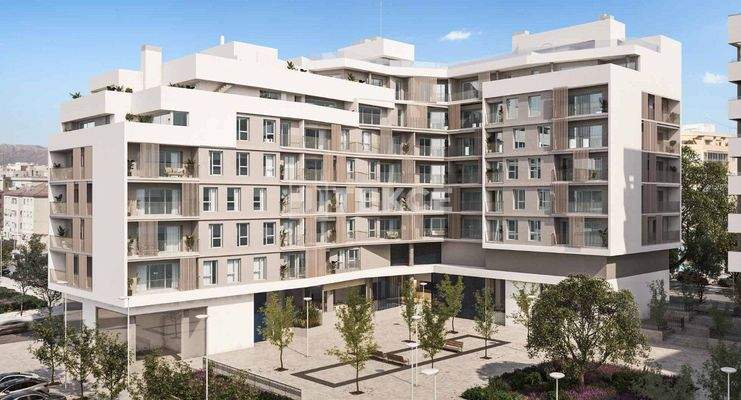 Apartments in a Compound with Rooftop Pool in Alicante