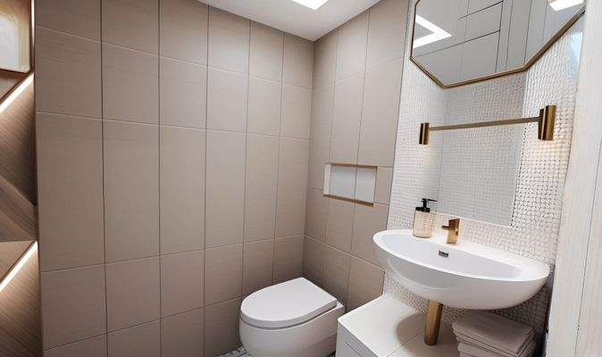 Gäste-WC umdekoriert