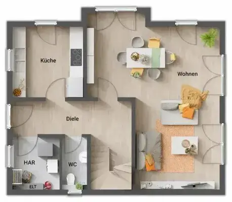 Grundriss Erdgeschoss