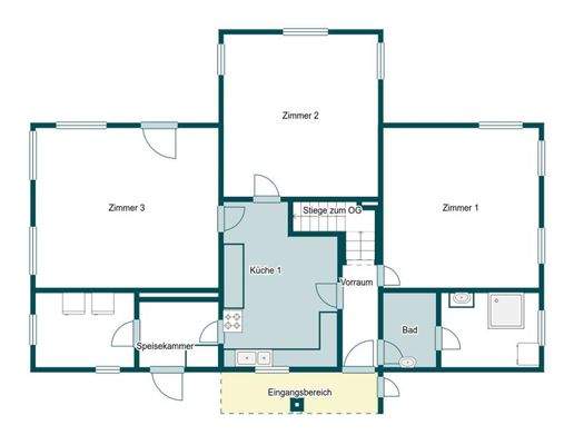 Grundriss Skizze EG