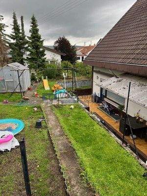 Gartenzugang von Terrasse