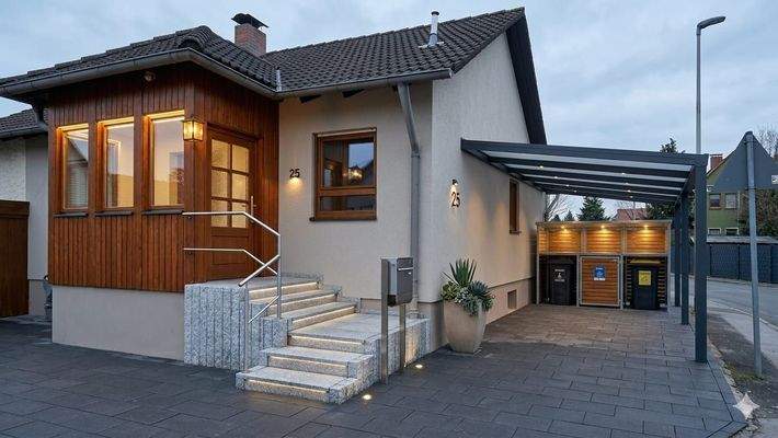 Beispielfoto Hausansicht Eingang