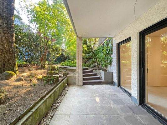 Immer wieder beeindrucken die schönen Außenbereiche auf beiden Ebenen