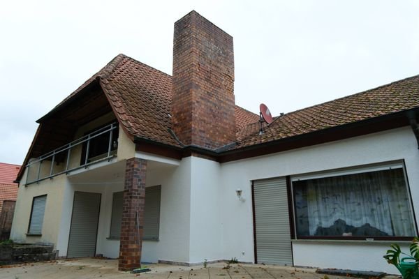 Haus Ansicht von Westen