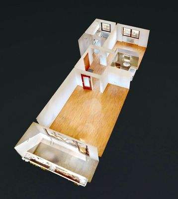 Ansicht Wohnung Vogelperspektikve