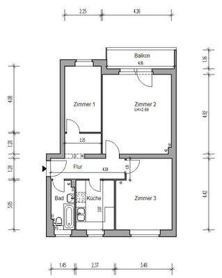 Grundriss_Nuthestraße 79_ 12307 Berlin-1.OG-rechts