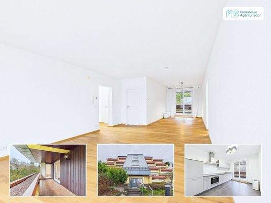 Gepflegte Wohnung mit 2 Balkone in Wallerfangen