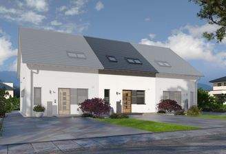 Ansicht Eingang Reihenmittelhaus