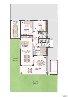 Grundriss Erdgeschoss