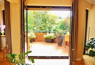 Wohnzimmer Balkon EG