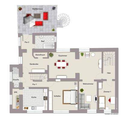 Grundriss 1. Obergeschoss