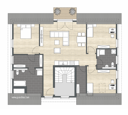 Grundriss Dachgeschoss