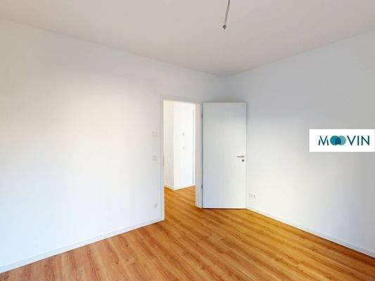 Ansicht III: Schlafzimmer I mit Bad en Suite