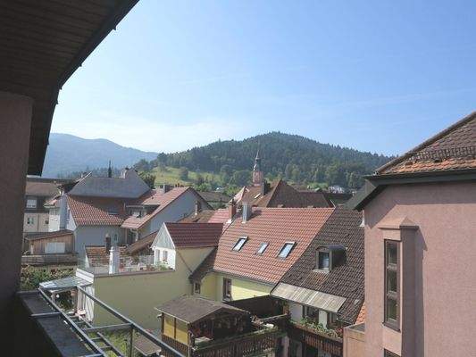 Blick vom Balkon
