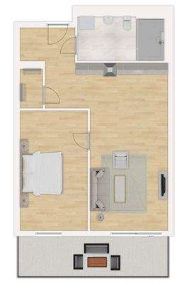 Alternative 2-Zimmer Wohnung