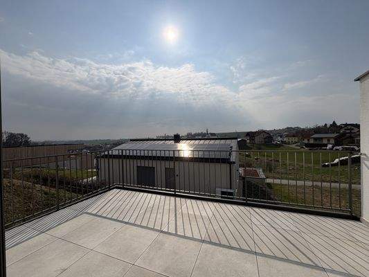 Balkon im Erdgeschoss