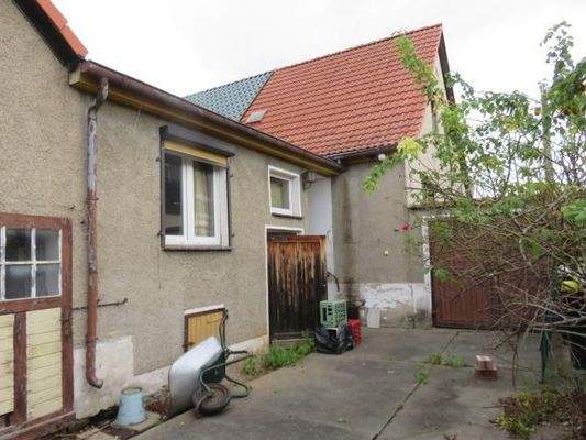 Blick von der Garage