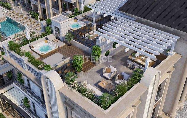 Apartments in Complex with Pool Near the Beach in İskele