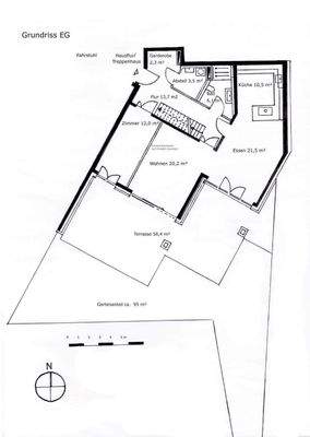 Maisonette Grundriss EG