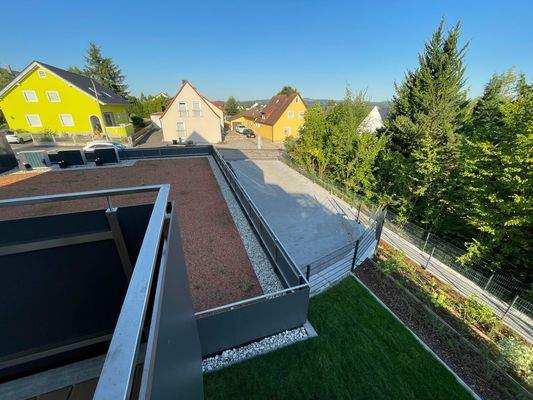 Blick zur Einfahrt von der Tiefgarage