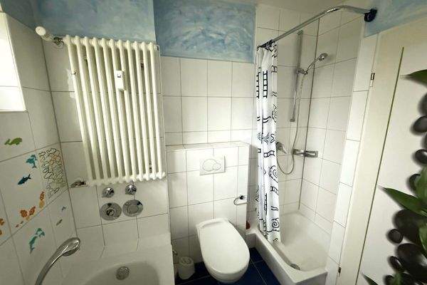 Tageslicht-Dusch-/Wannenbad