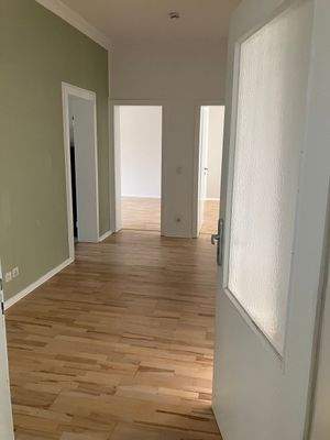 Eingangsbereich mit Holzboden